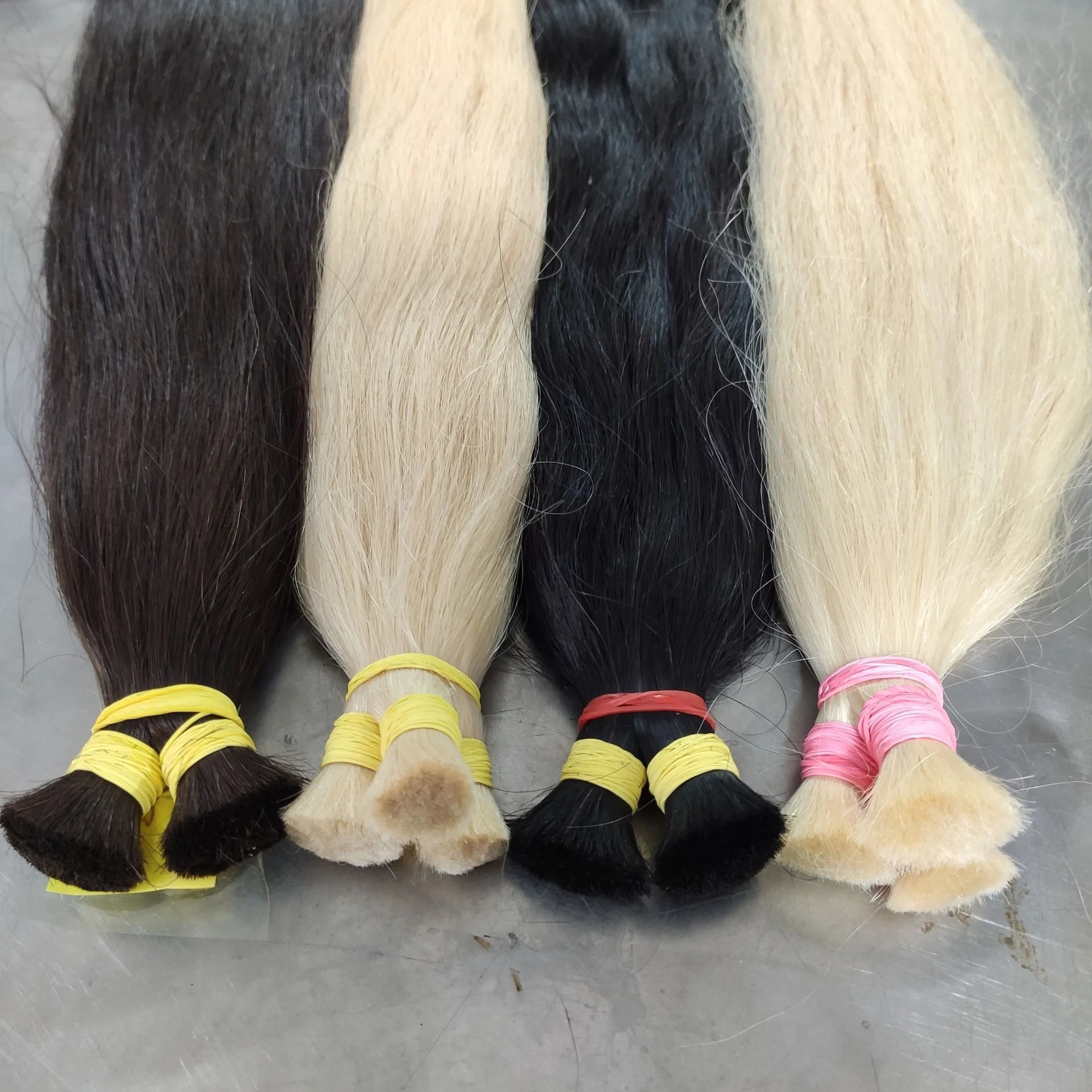  Оптовая продажа двойные натянутые человеческие волосы большие партии накладных волос 8 дюймов 40 индивидуальные цвета