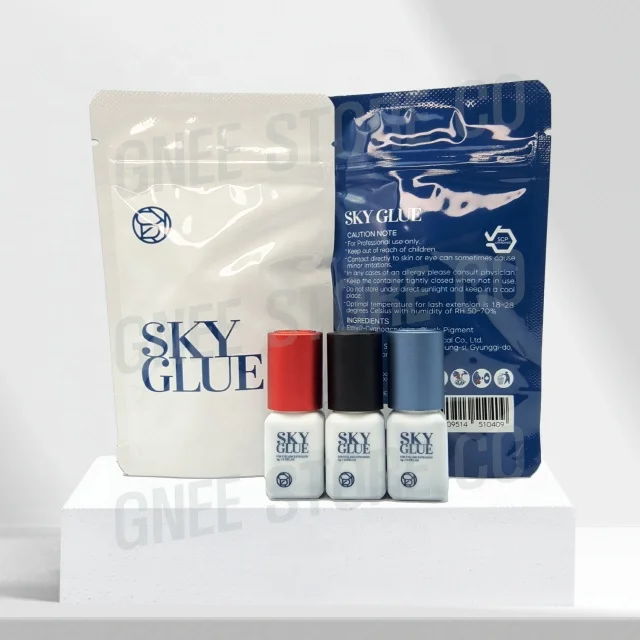 Быстросохнущий долговечный клей Sky 5 мл для наращивания ресниц Корея оригинальный Небесный лучший частная этикетка