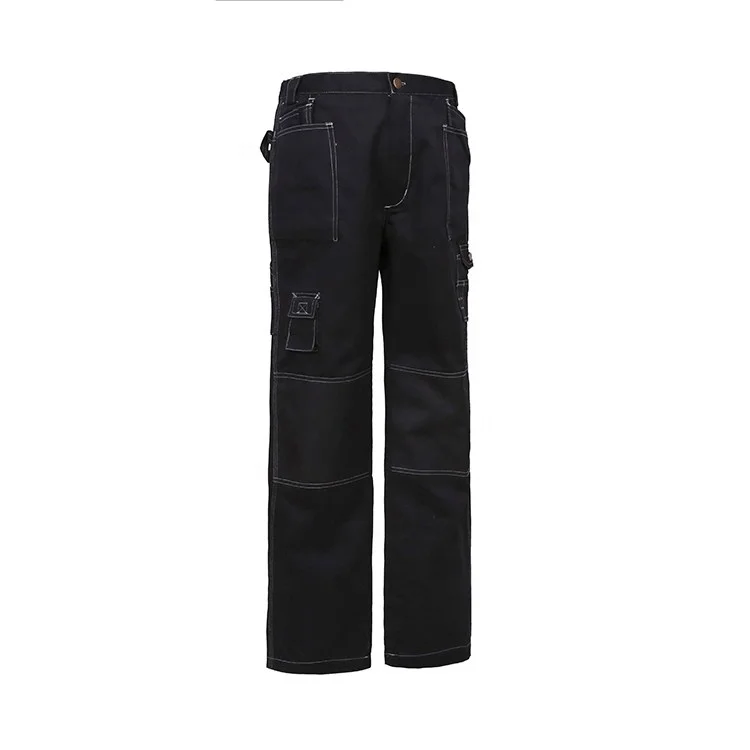 OEM mens painters safety work cargo pants with many pockets knee pads