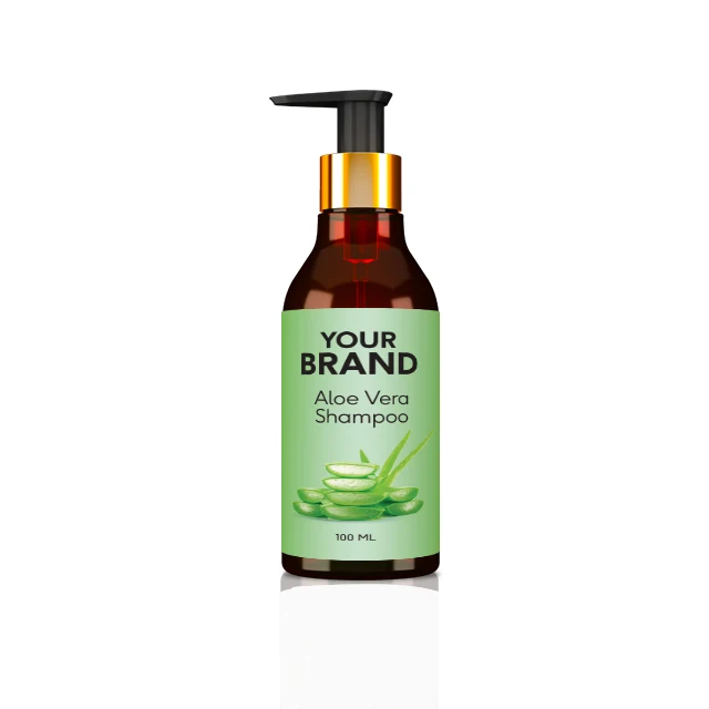 Ваш бренд, шампунь для волос Aloevera-гладкие и блестящие волосы (100 мл-300 мл)
