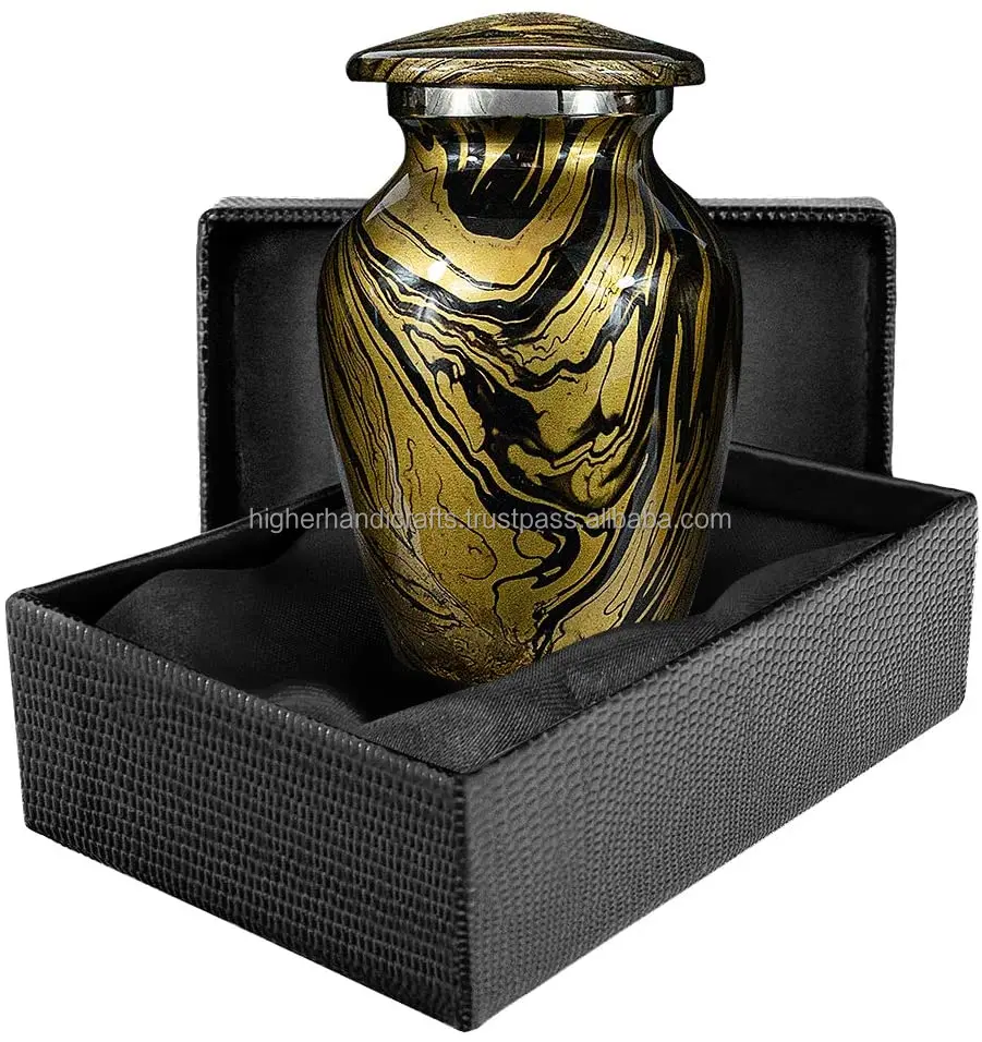 Wholesale Metal Family Keepsake Cremation Urn 3 Cubic Inch Capacity for Ashes Pets Dessert Sand Child Token Funeral Supplies