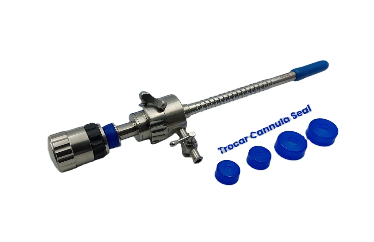 Trocar Silicone C a ps External Seal Trocar Laparoscopy Instruments  Disposable Medical Supplies Backout Valve