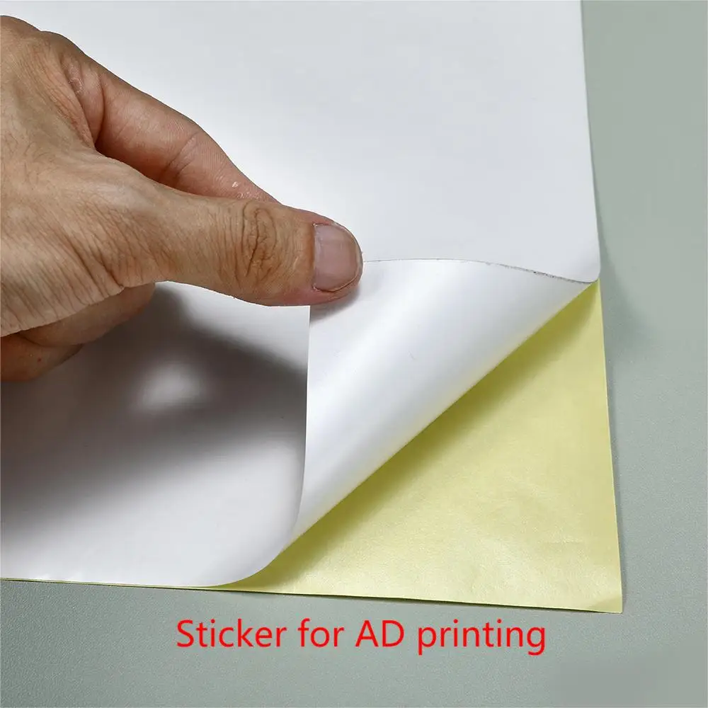 Lizheng A4 A3 contact self adhesive paper printable sticker paper for inkjet printer Glossy sticker paper inkjet printerse