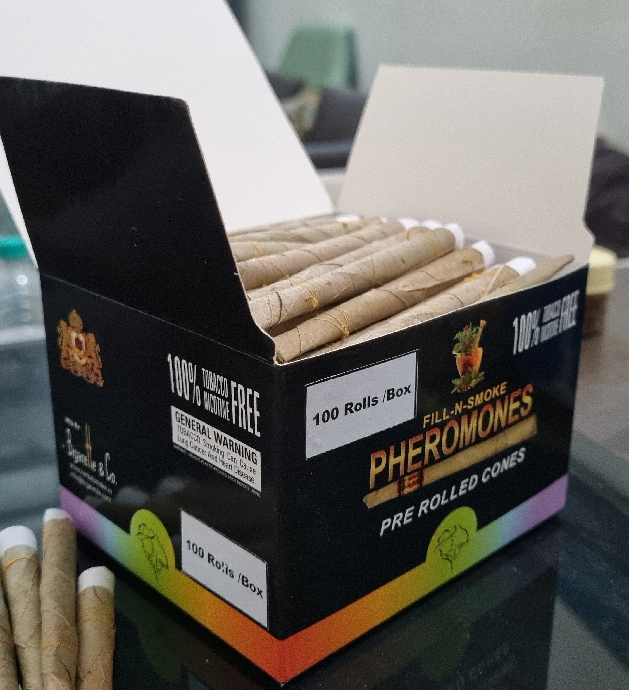 OEM Cordia и Tendu скрученные листья всех размеров King Queen Rollies filterd Предварительно скрученные конусы tendu для США размер 54 мм