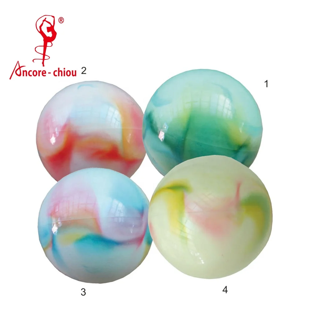 Factory wholesale Customizable Tricolor Rhythmic Gymnastics Ball 13-19cm
