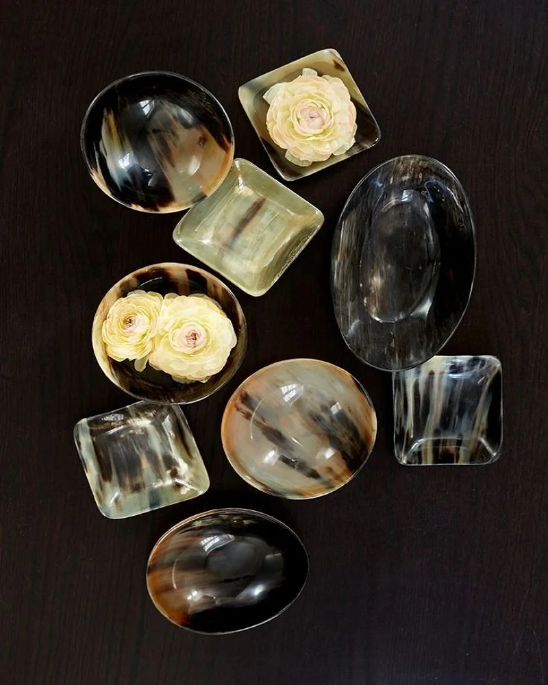 Подлинная качественная Роговая тарелка кухонная посуда аксессуары для оптового экспорта