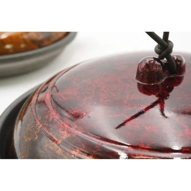 Made in Japan Aluminum Flat Plate with Lid Wonderful Coating by Japanese Craftsman Single Serving Hot Plate Cooking