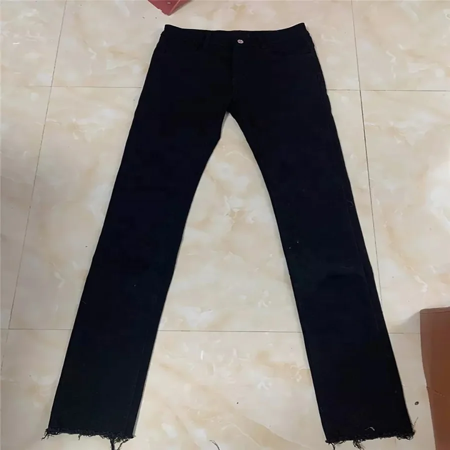 Jens pant for man denim trousers stretch skinny ripped black name brand new design jeans cotton pent for men