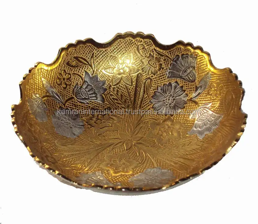Brass fruit plate ,decorative plate, collectible plate,