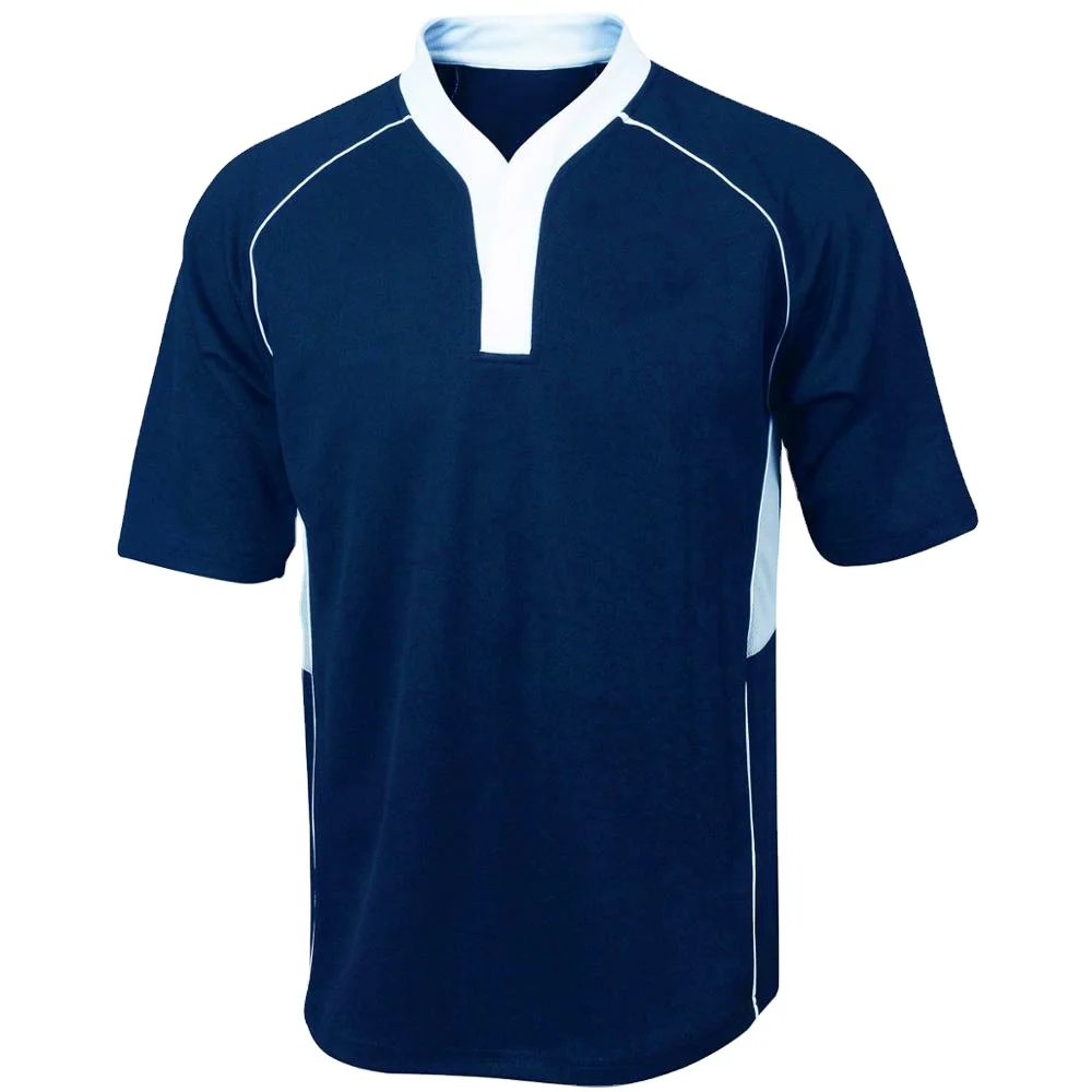 Custom Rugby Jersey Men Short Sleeves Round Neck Rugby Jersey Adult Size Rugby Jersey Men