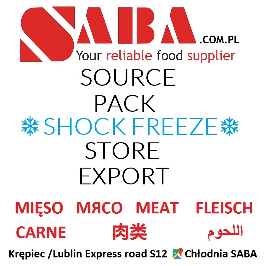 Frozen Pork Loin Ribs WIDE CUT Poland, Europe