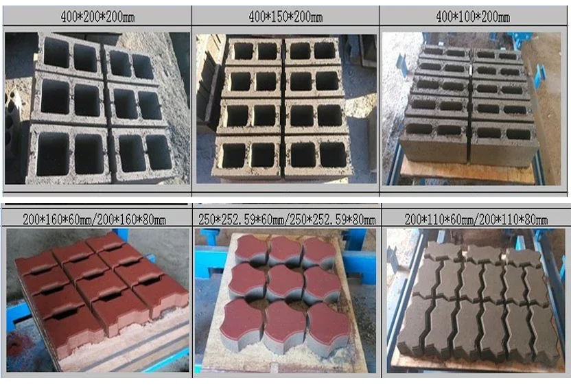 QT6-12 Hydraulic Pressure Paving Block Making Machine Concrete Hollow Brick and Concrete Hollow Block Machine