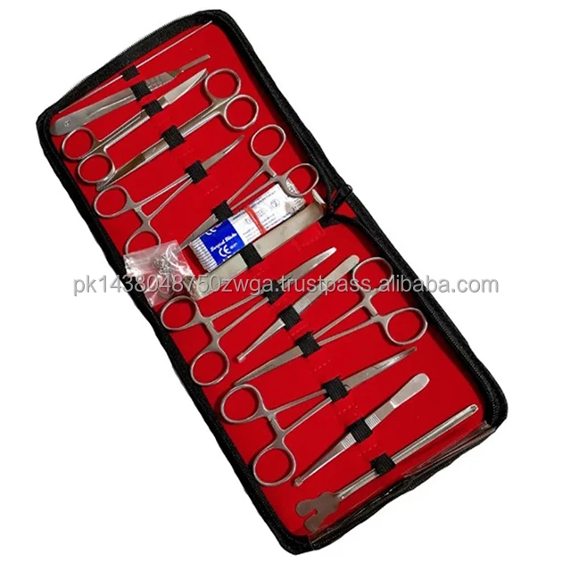 Surgical Suturing Training Tool Kit 26 Pcs Teaching Surgical Suture Practice Kit
