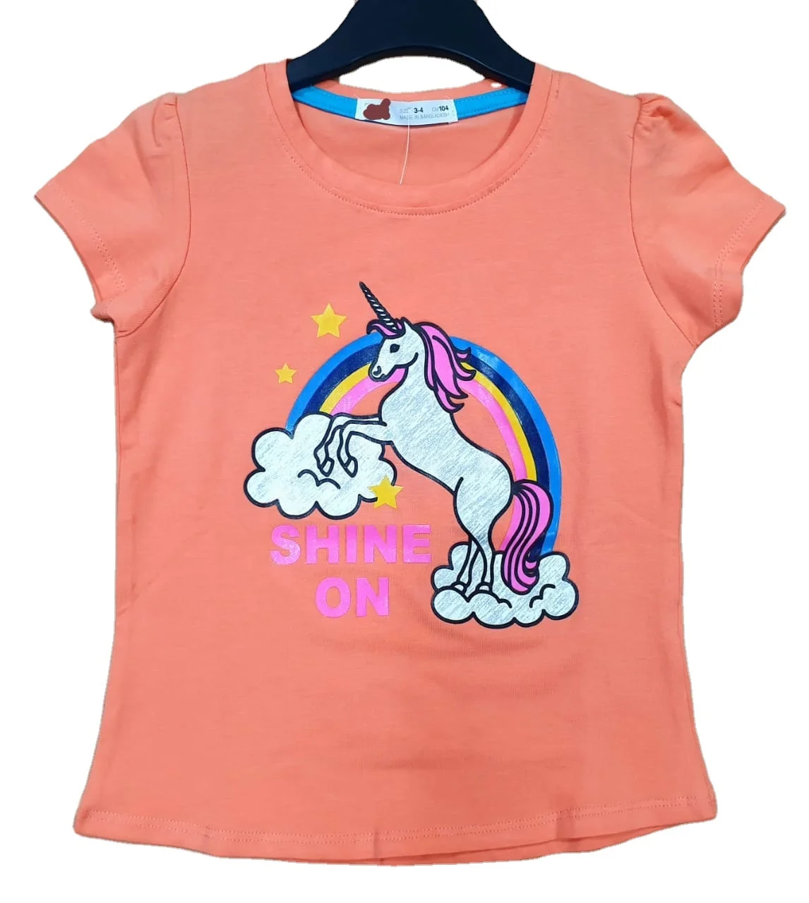 Girls spandex t-shirt ( ready stock )