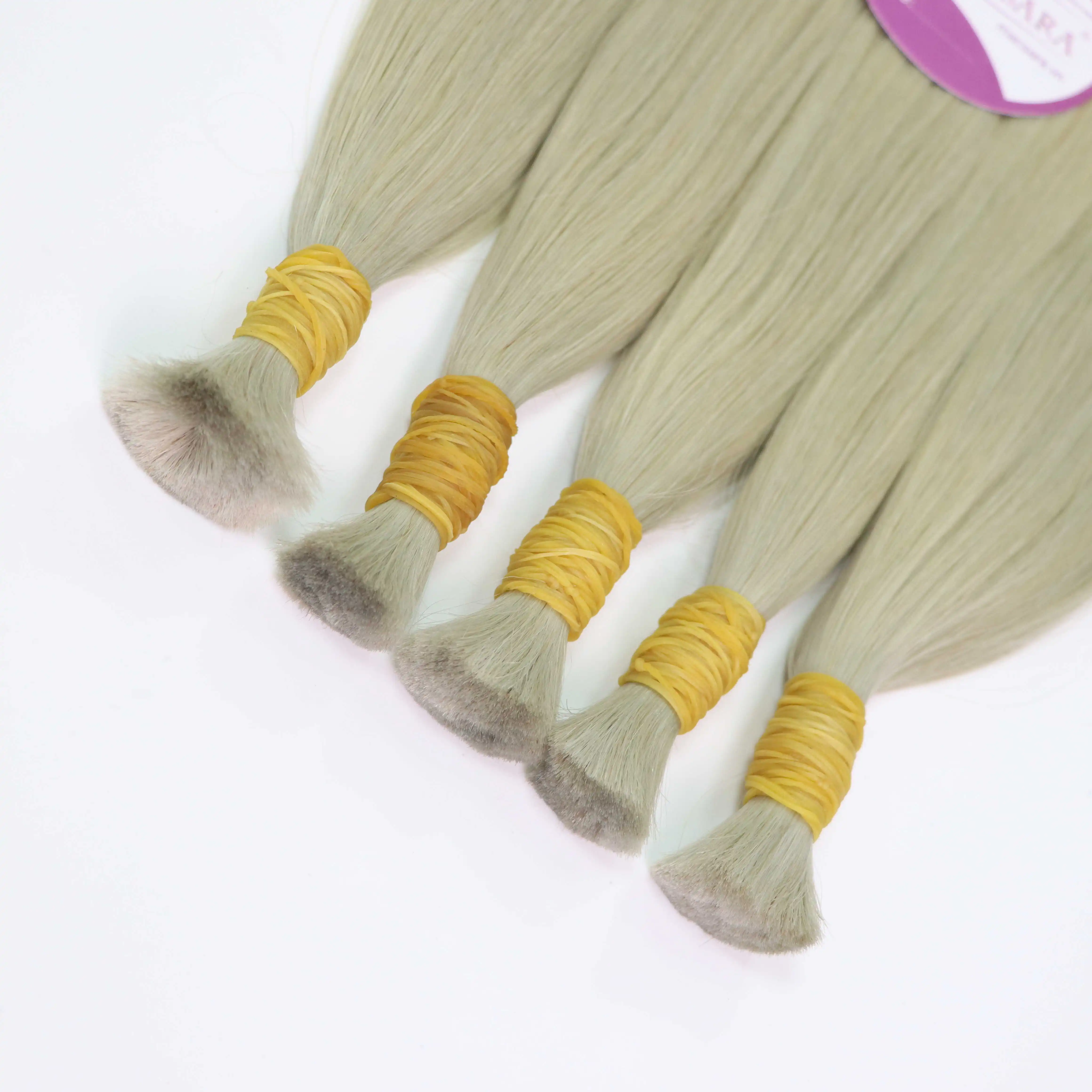 the BEST QUALITY  SUPER DOUBLE BULK STRAIGHT HAIR BLONDE COLOR BROWN COLOR WHOLESALE PRICE ONLY