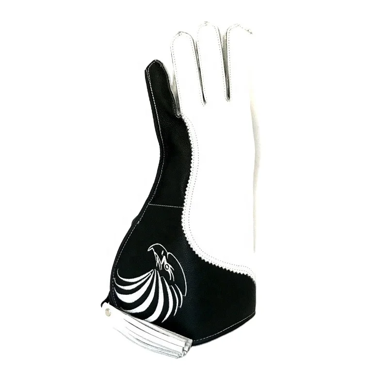 100% Handmade Best Quality Double Layer Genuine Nubuck Leather Falconry Gloves for Hunting and Outdoor Activities