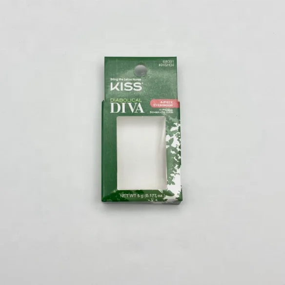 Customized Small Size empty Eyeshadow Paper Shipper Carton Box Eyeshadow box