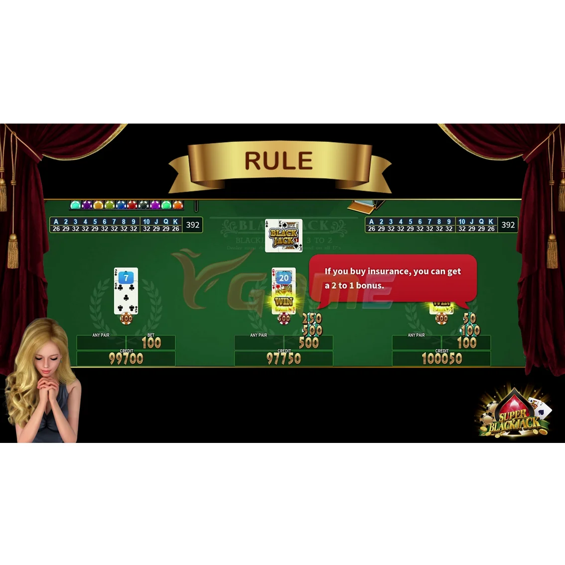 VGAME Game Room Software Game Board Poker Blackjack for Sale