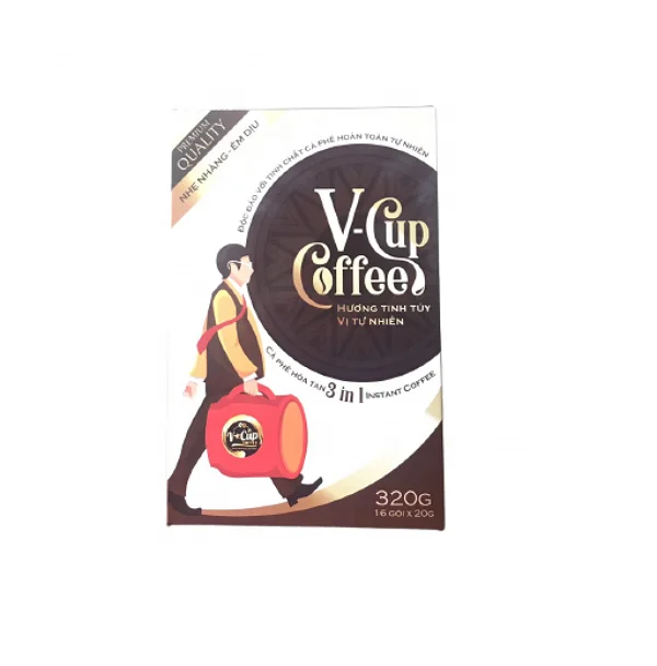 Top Quality Instant Coffee 3 in 1 White Instant Coffee flavored instant coffee brands From Vietnam