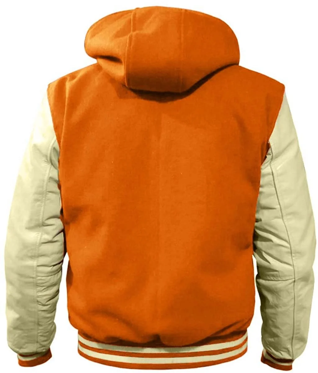 2021 Wholesale Varsity Letterman Jacket hooded Men Baseball Custom Letterman Varsity hoodie