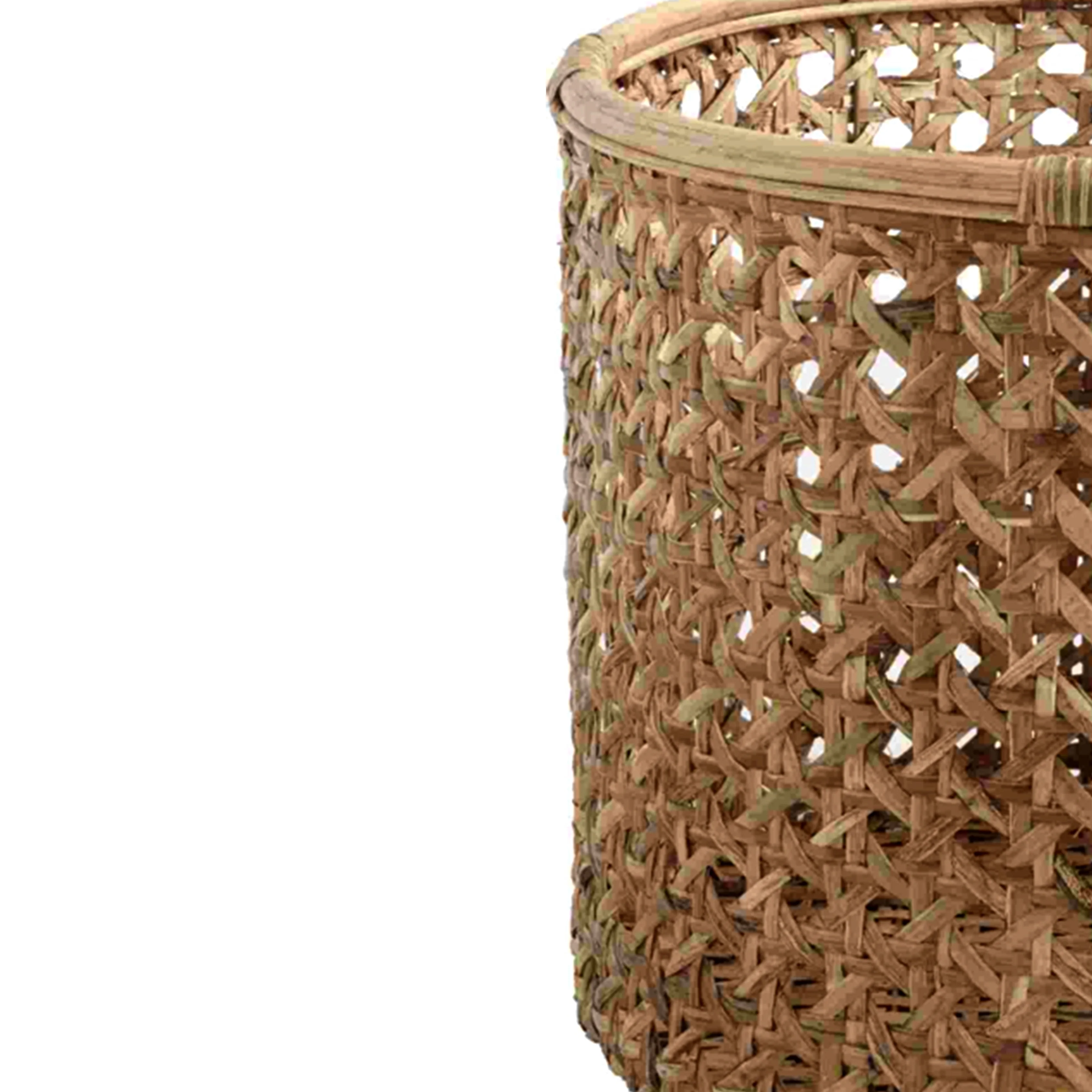 Top Quality Mahija Rattan Basket Natural Round Shape with The Best Quality Rattan For Storage of Goods