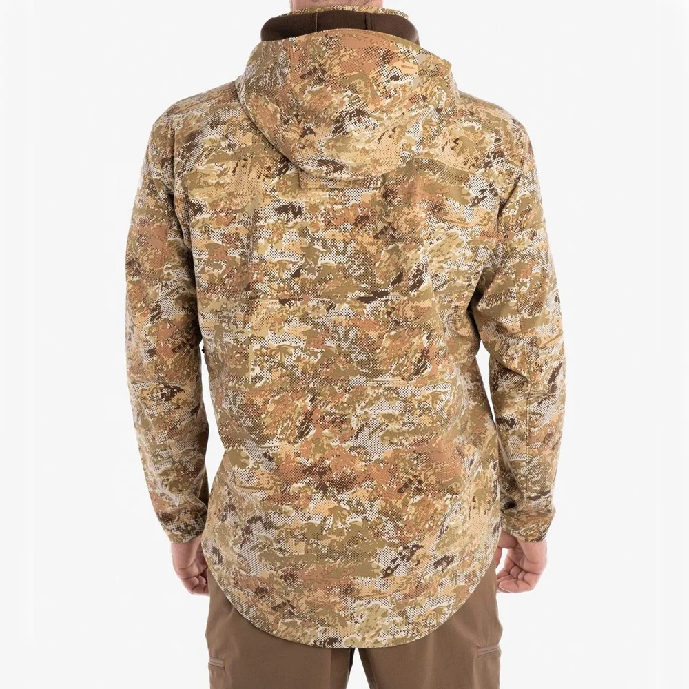 High Quality Hunting Jacket in Camouflage Waterproof Polyester Material with fully custimzation options