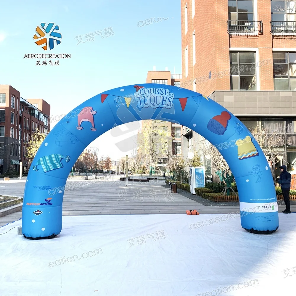 Factory Directly Customized Inflatable Adverting Arch for Events Giant 4m Height Continuous Inflatable Arch Tire