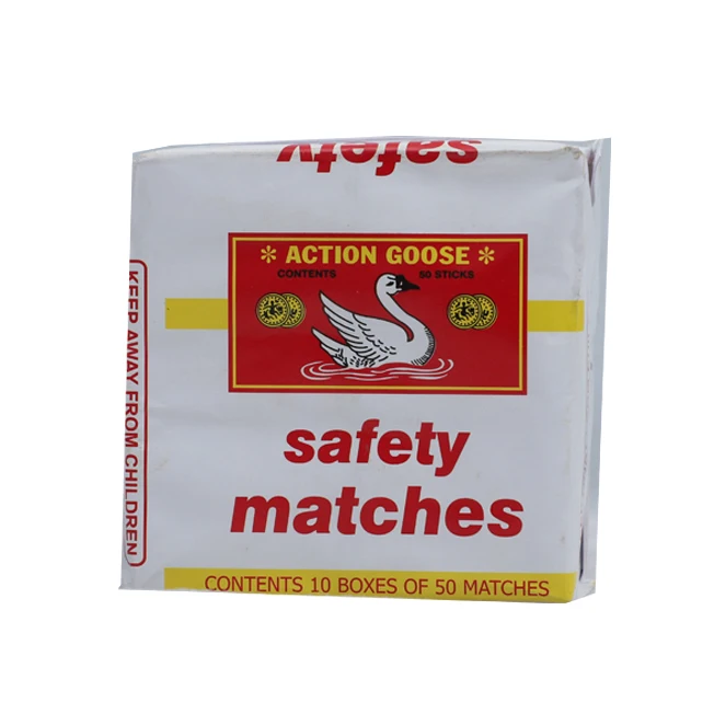 Best quality 50 sticks Housebold pocket matches for Nigeria retailers