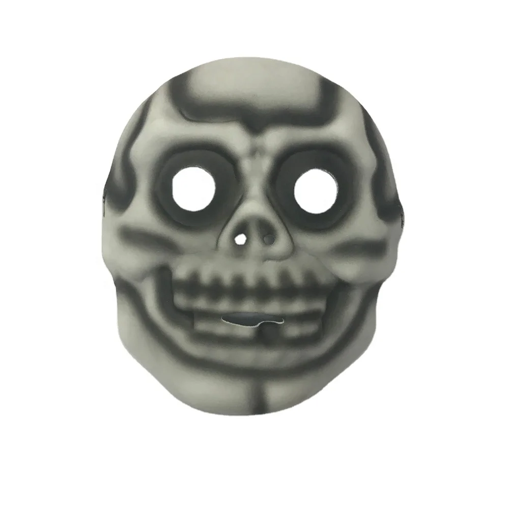 Customized design color Halloween Bone Dressing Hot Press EVA Cosplay Costume devil monster Scary Horror Prank Fun Party Mask