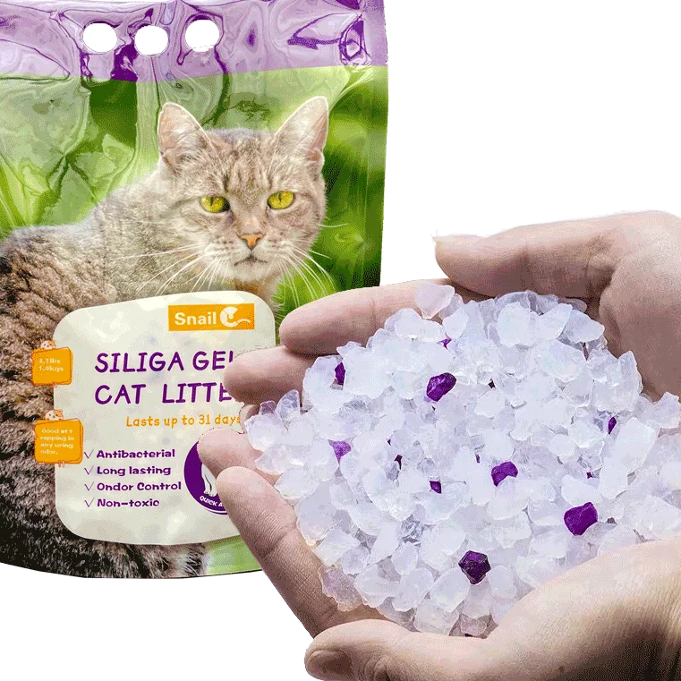 Crystal cat litter 3.8L Blue silica gel Cat sand cat cleaning fresh