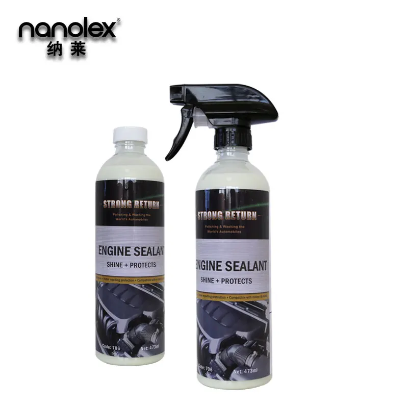 Nanolex 706 restorer refurbish Plastic Revitalizer Plastic Renovator Longlasting Coating For Car Rubbers Clean Gloss Black Shine
