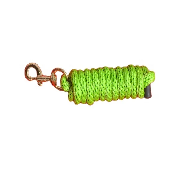 Horse Training Lead rope Pet Dog Leashes Solid Poly Live stock Lead ropes manufacturers equine riding equipment Kanpur Online