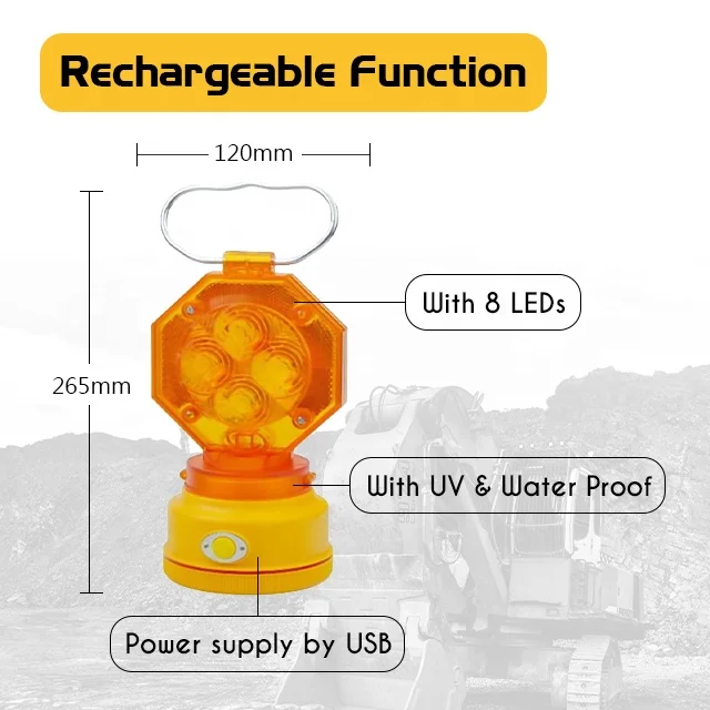 [Handy-Age]-Rechargeable LED Barricade Light (HT2400-026)