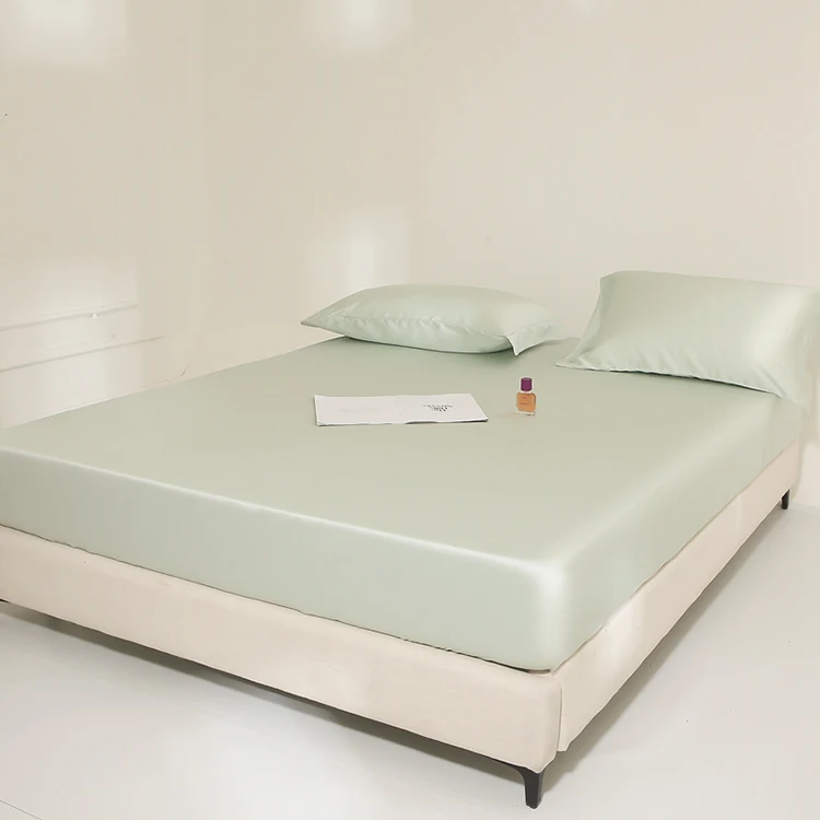 300Tc Luxury Organic Bedding Sets Double Bed Set Wholesale Super Soft Fitted Sheet Bed Sheets Tencel  Bedding set