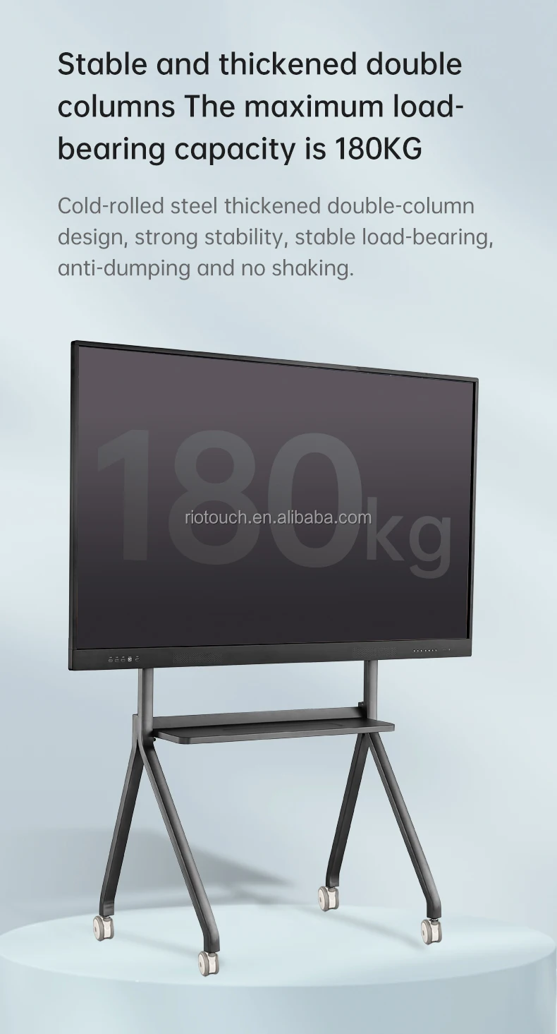 55-86 Inch Multi Touch Screen Stands Display Portable Metal Holder  Mount Stand Bracket Interactive Flat Panel Holder