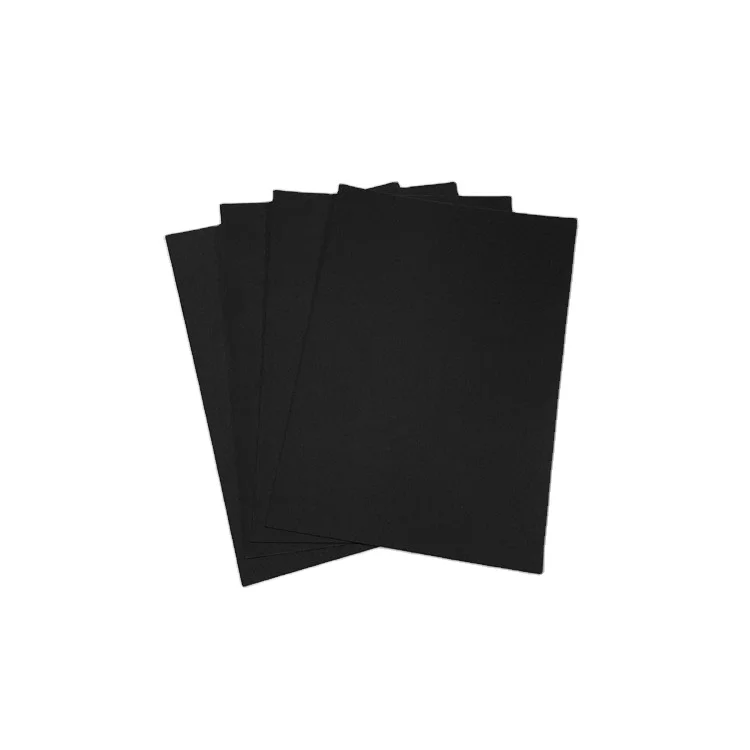 Recycled Black Card Board Paper Thickness Black Paper Board for Wholesales