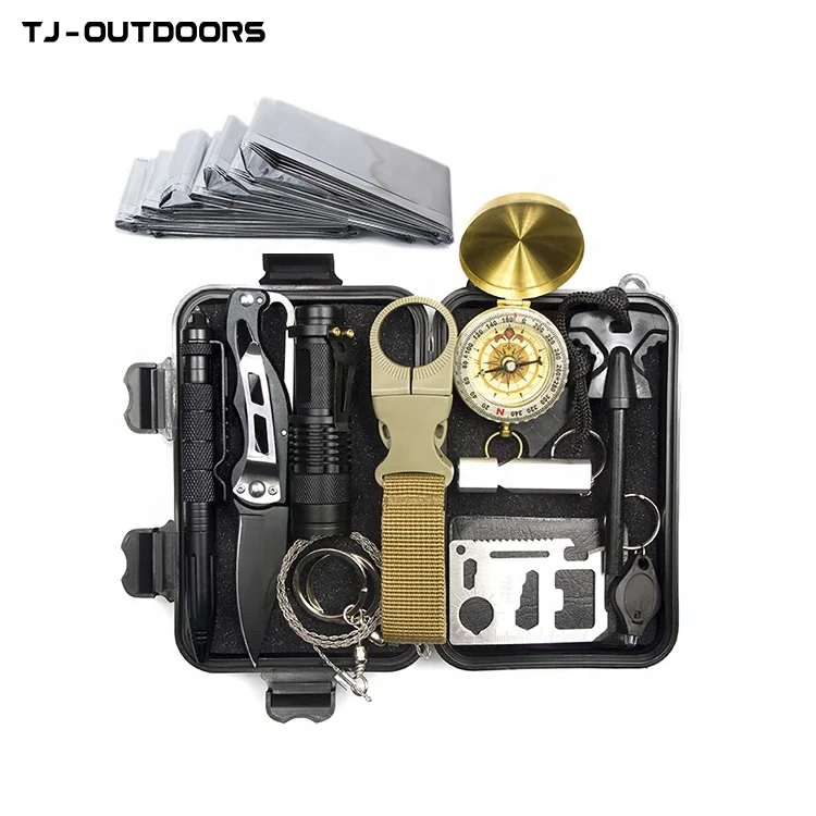 Outdoor gear kit, hunting, camping, plastic box, gear tactical equipment survival kit