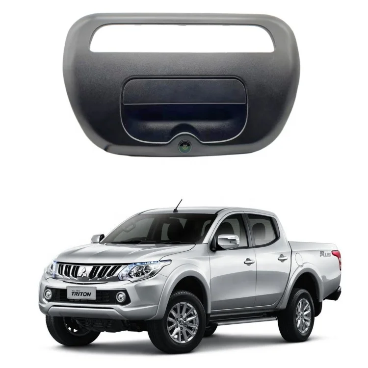 HD Night Vision Waterproof Reverse Rearview Camera with Tailgate Handle for Mitsubishi L200 Triton 2005-2015