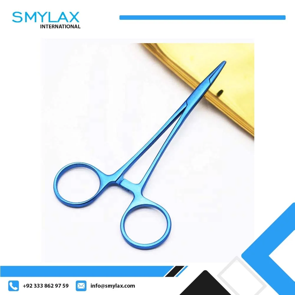 Cosmetic Medical Instruments Titanium Alloy Medical Needle Holding Forceps Fine Micro Plastic Surgery Ophthalmic Instruments