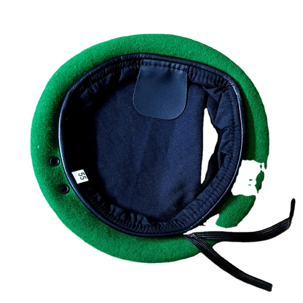 Custom 100% Wool Military Beret Cap Men Purple/Red/Blue/Olive Green Army Tactical Berets Hat