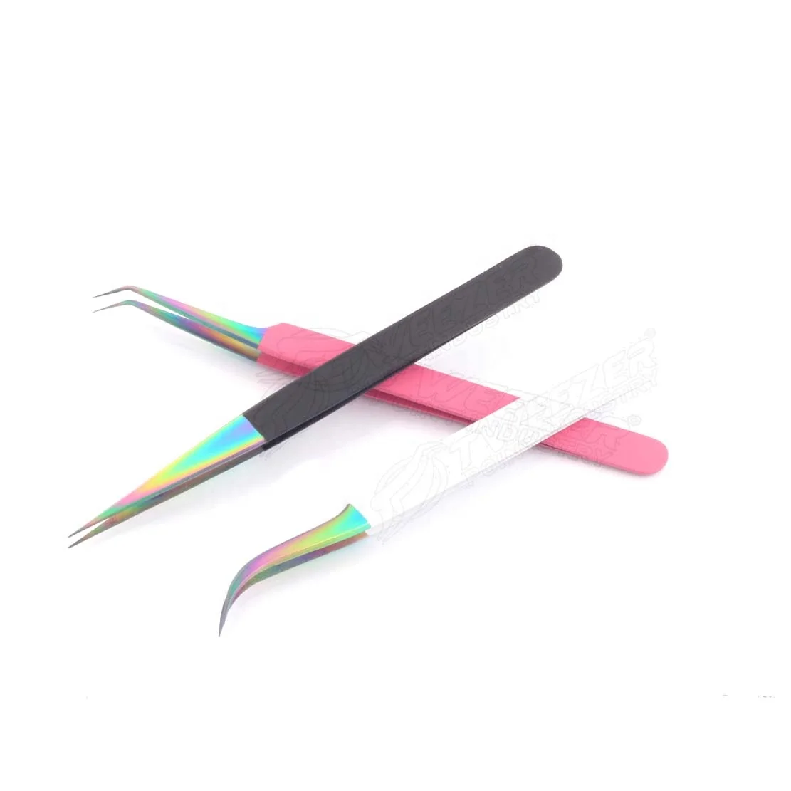 OEM Professional Japanese Stainless Steel Vetus Eyelash Extension Tweezers Custom Handmade Eyelash Tweezers