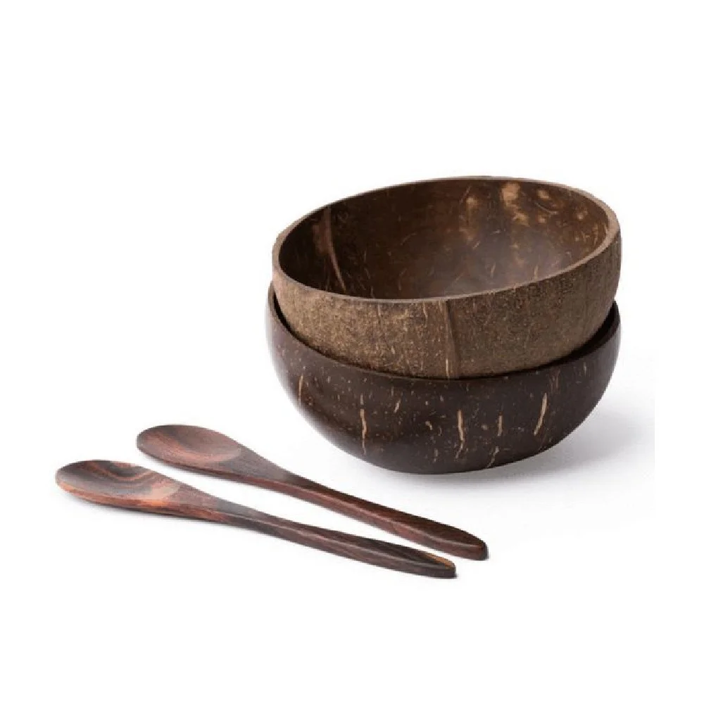 Экологичная посуда из натурального кокосового ореха