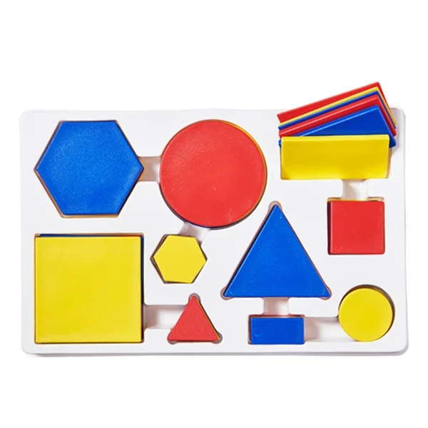 Geometric Puzzles Sorting Toys Fraction Toys