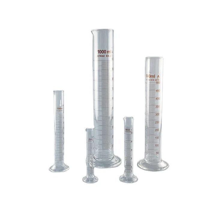 5ml plastic liquid measurement graduated cylinder t shape measuring cylinder