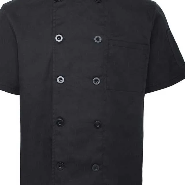  Униформа шеф-повара жакет с коротким рукавом унисекс для кухни