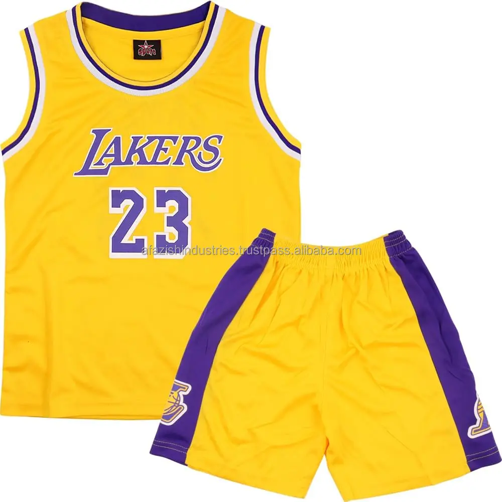Wholesale Customized Top Quality Kids Boys Basketball 2-Piece Basketball Performance Tank Top and Shorts Set