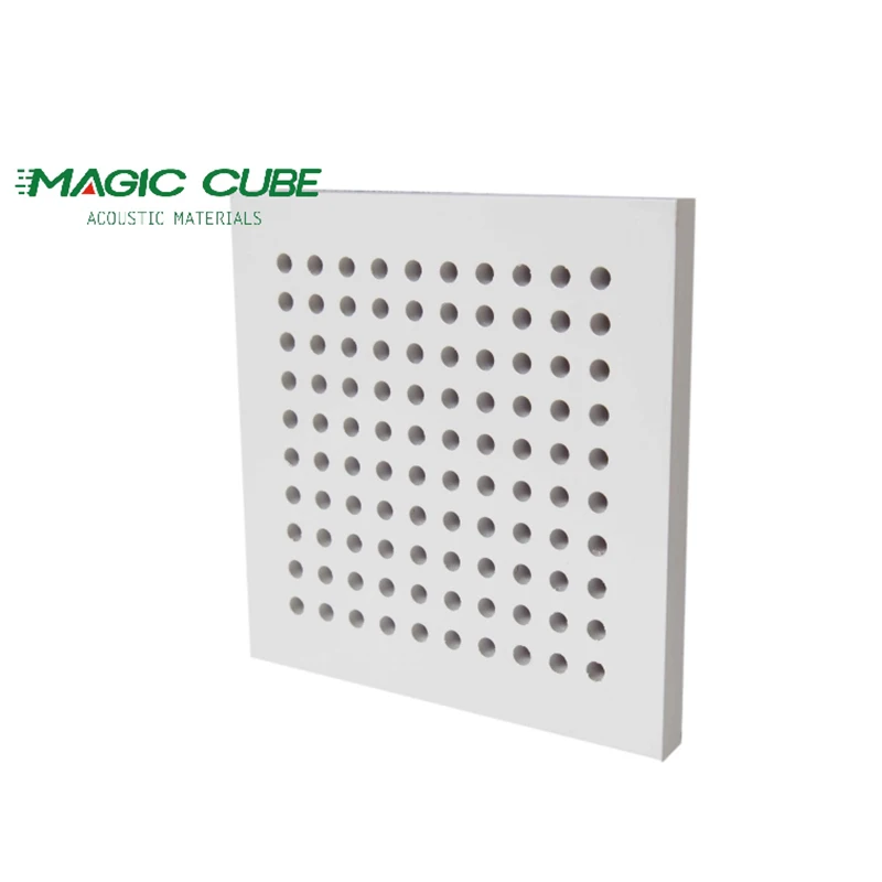 Noise Reduction MDF Board sound absorption wooden perforated board soundproof for wall and ceiling