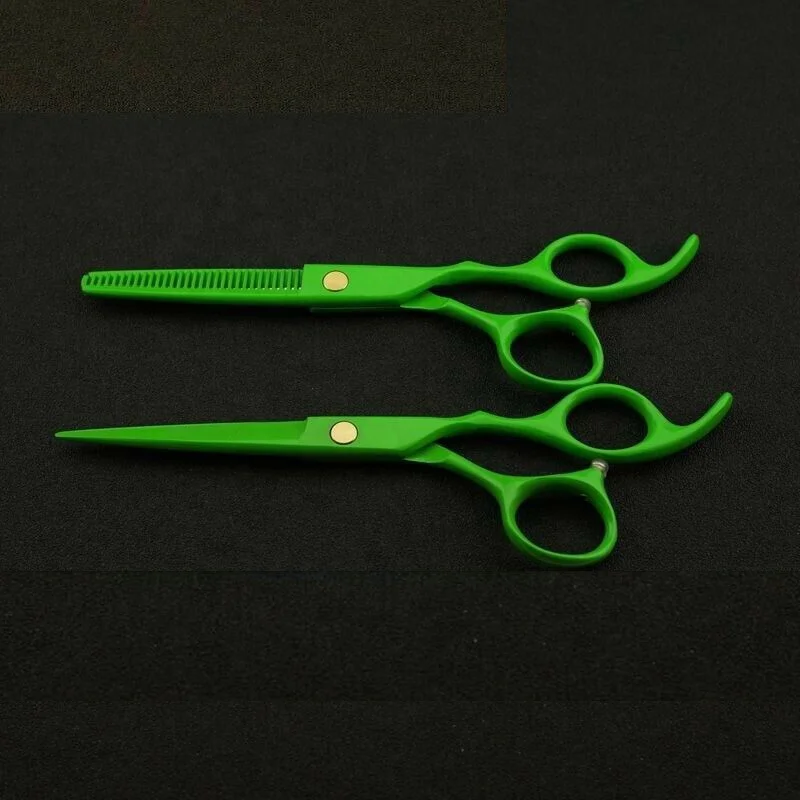 VG 10 настраиваемые ножницы для стрижки волос Парикмахерские из нержавеющей стали прямые лезвия с острым наконечником стальная ручка