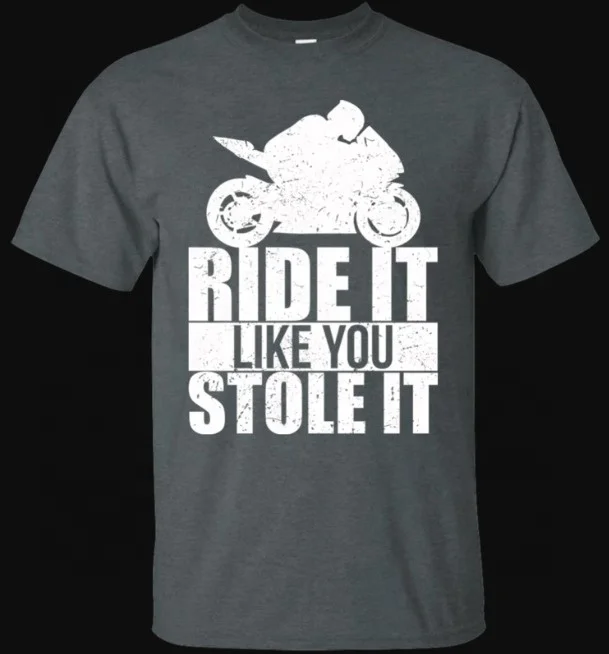 Wholesale 2021 Biker T-shirt Fashion Design Graphic Tees Mens Funny Motorbike 100% Cotton Man Motorcycle & Auto Racing