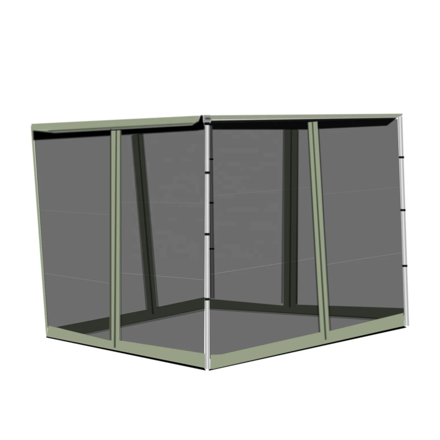 2022 best deluxe canopy changing room grey car awning tent room mesh wall